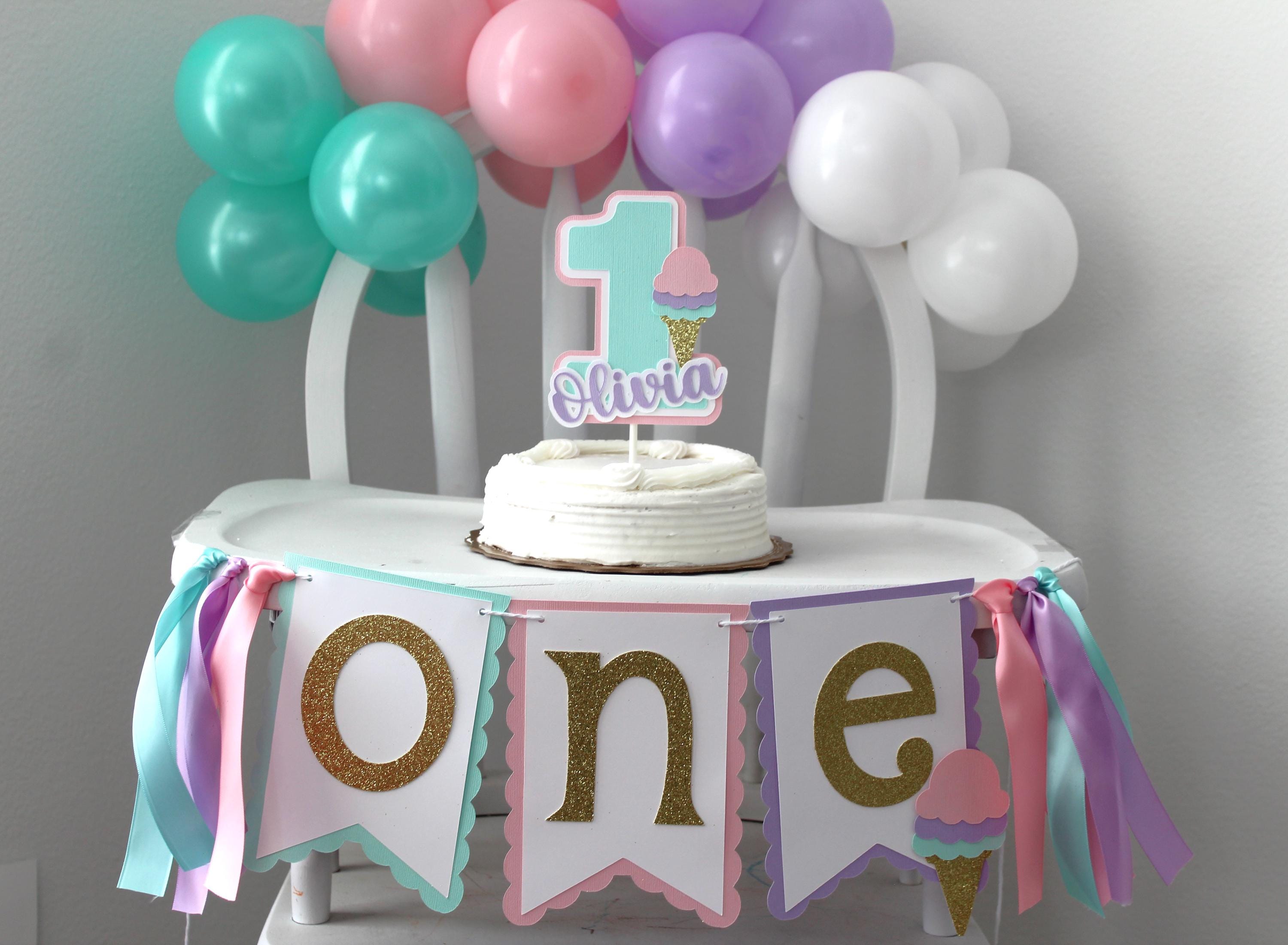 Ice Cream Cake Topper