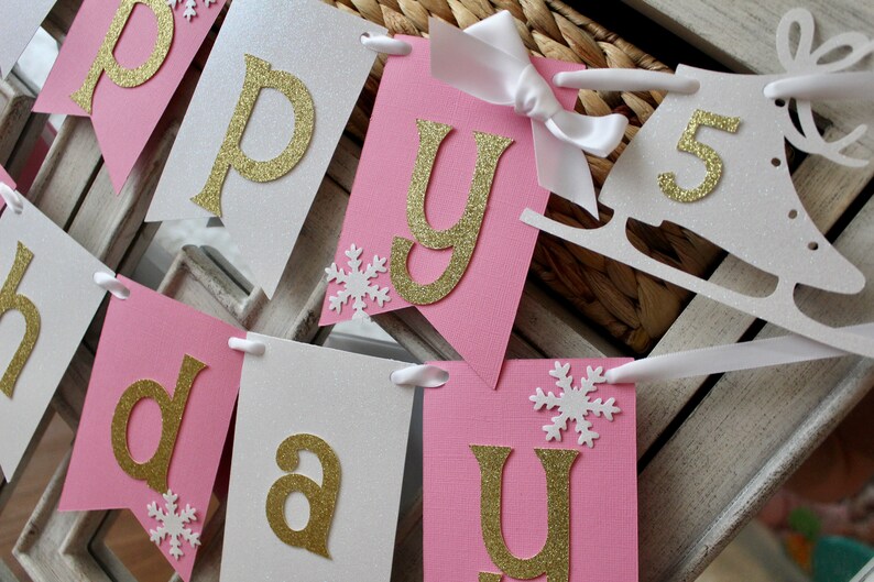 Ice Skating Birthday Party Decorations Ice Skating Party Etsy