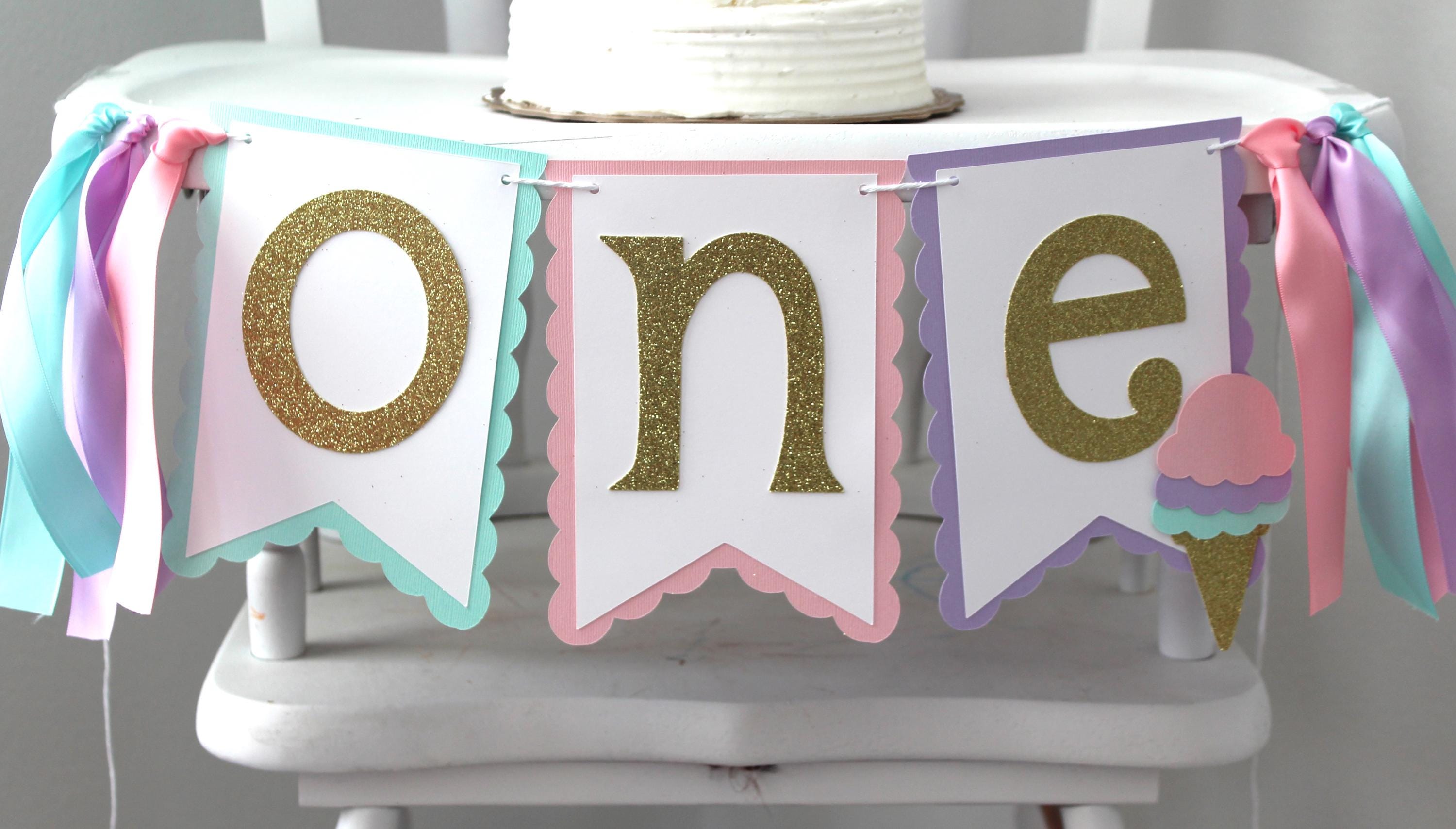 Ice Cream Cake Topper