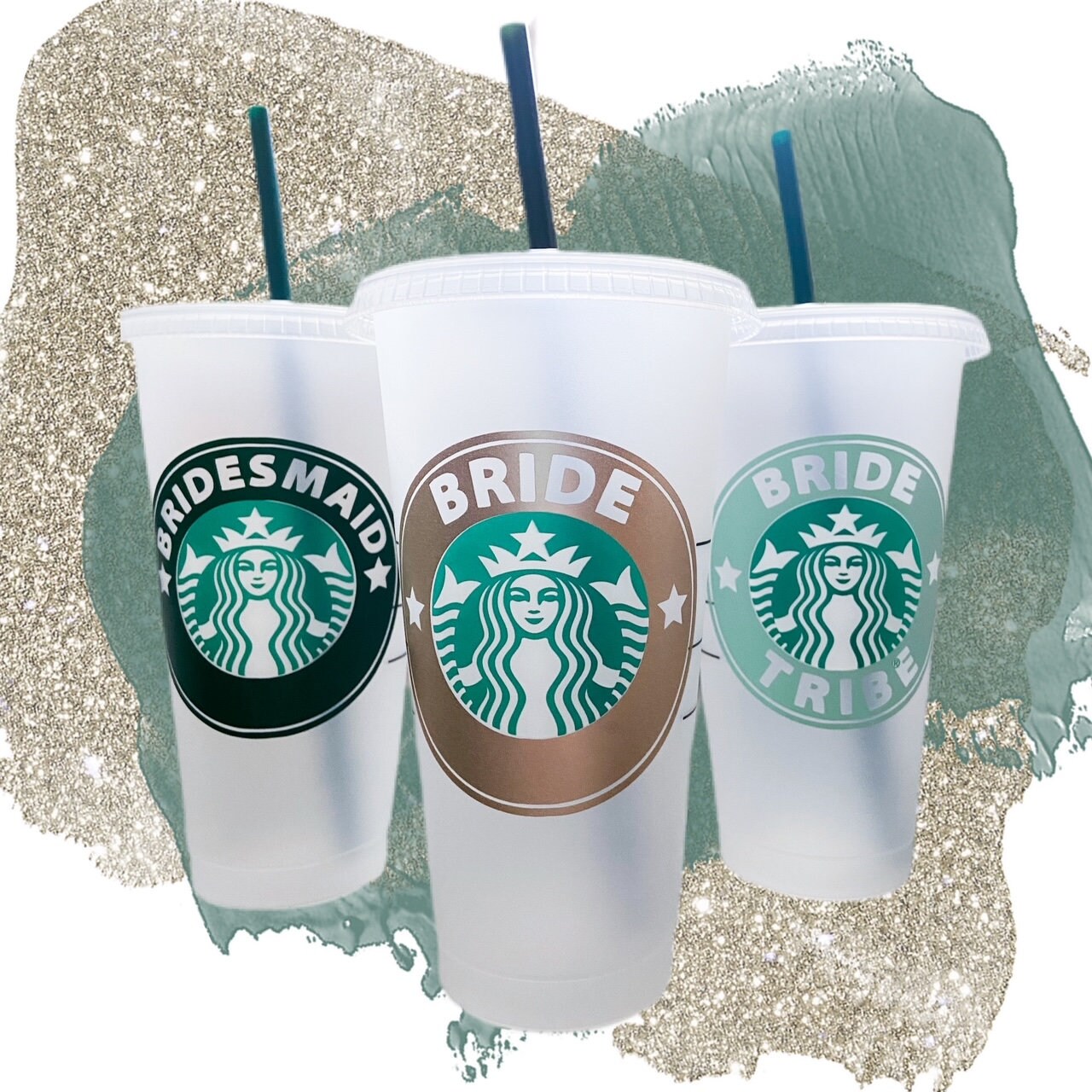 Personalized Starbucks Cold Cup: Bride & Wedding Reusable Cup - Etsy