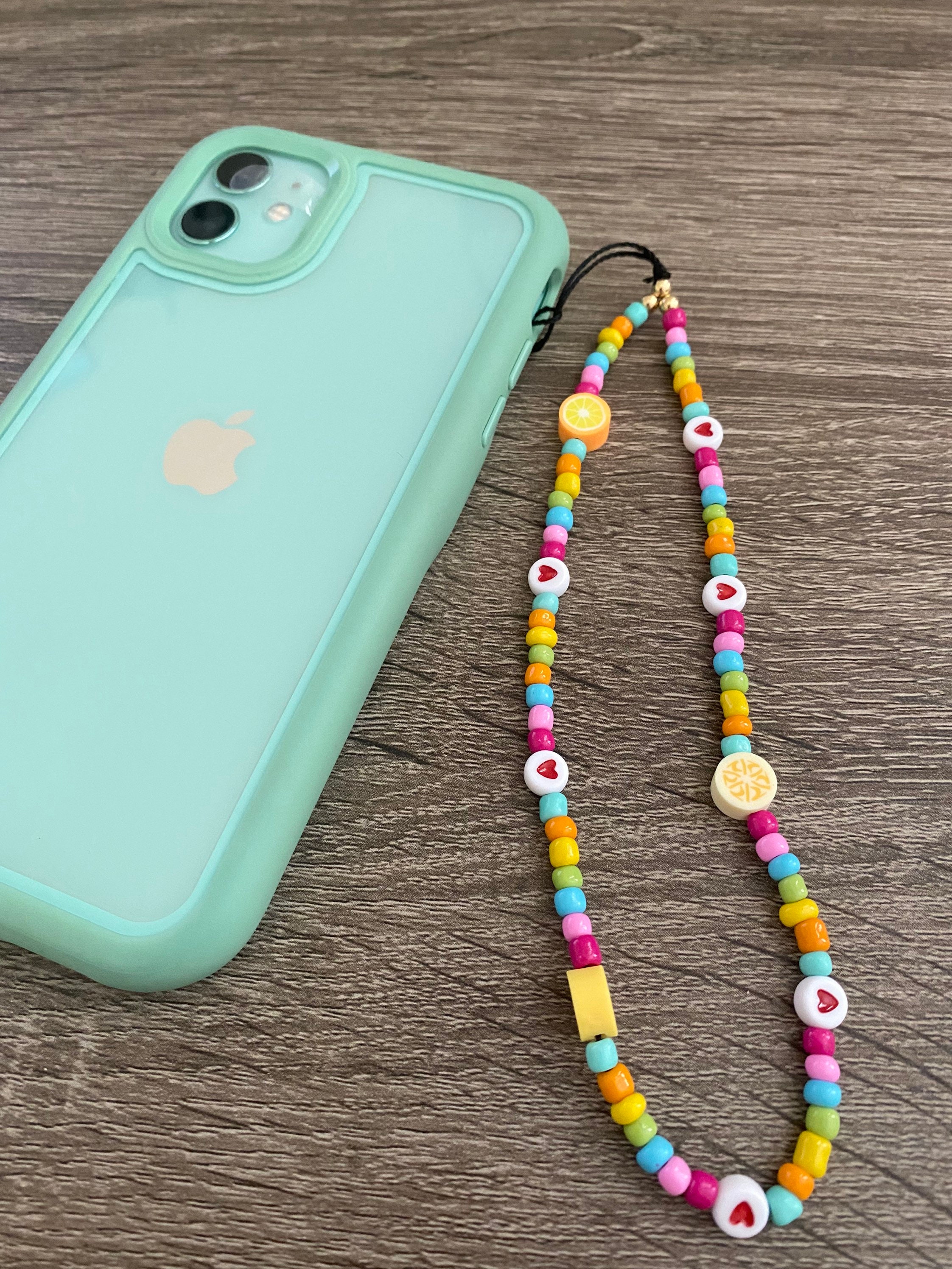NEW Y2K Phone Charm / Strap With String Y2k Beaded Phone - Etsy UK