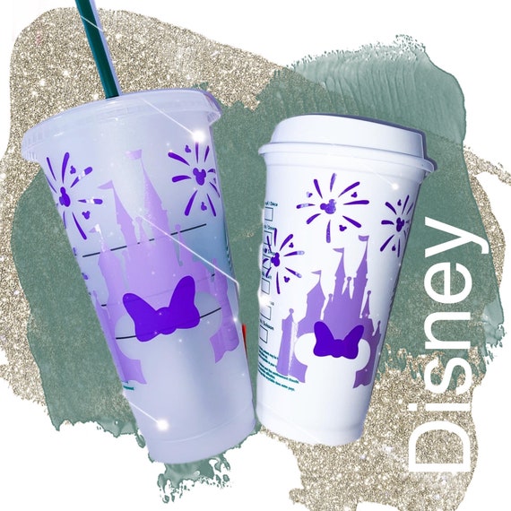 Personalised Cold Cup With Straw, Starbucks Inspired, Pastel