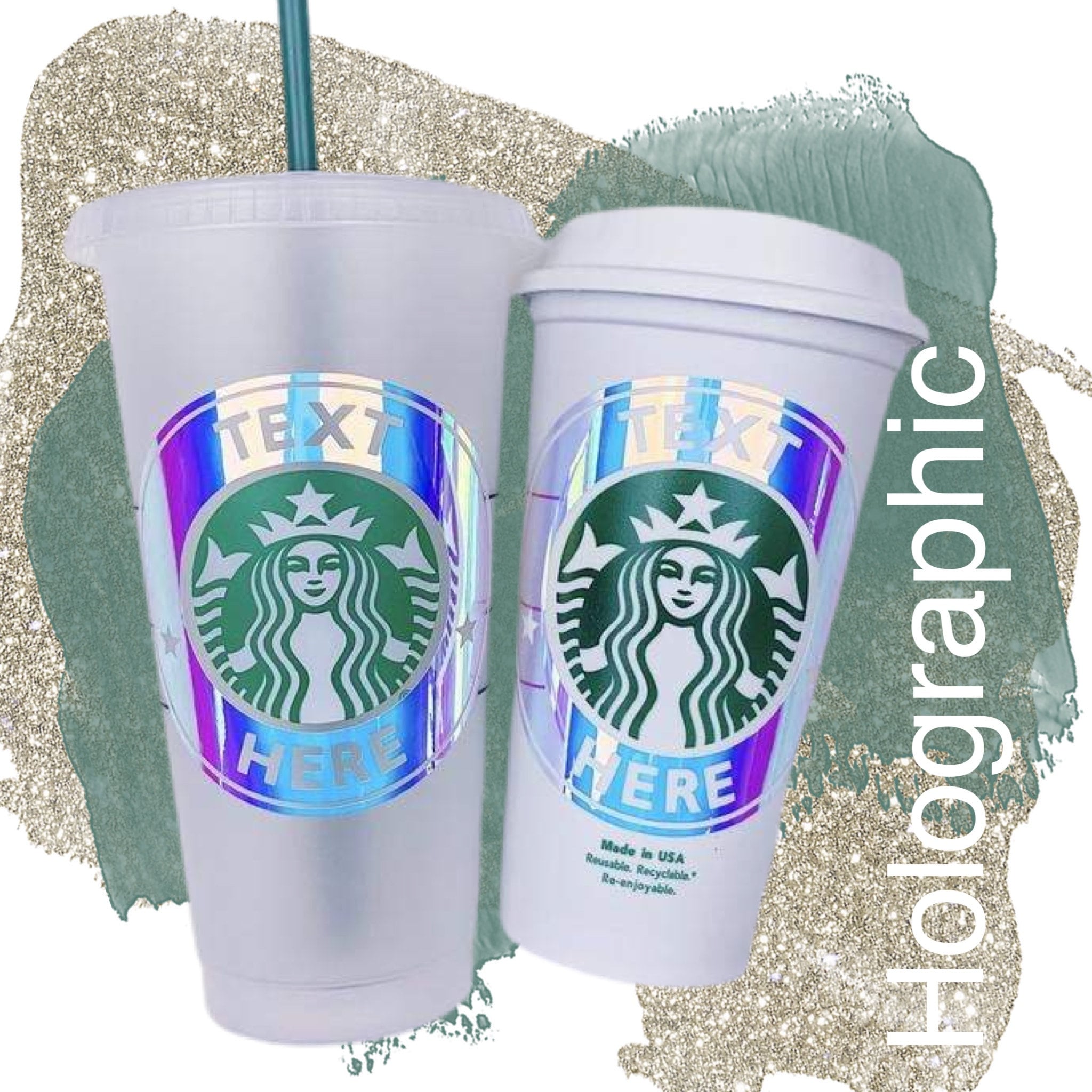 Starbucks Cloud Reusable Cold Cups With Straw/hot Cup With Lid and  Personalised Name Option. Friend/mum/daughter/ Gift/winterspring2024 