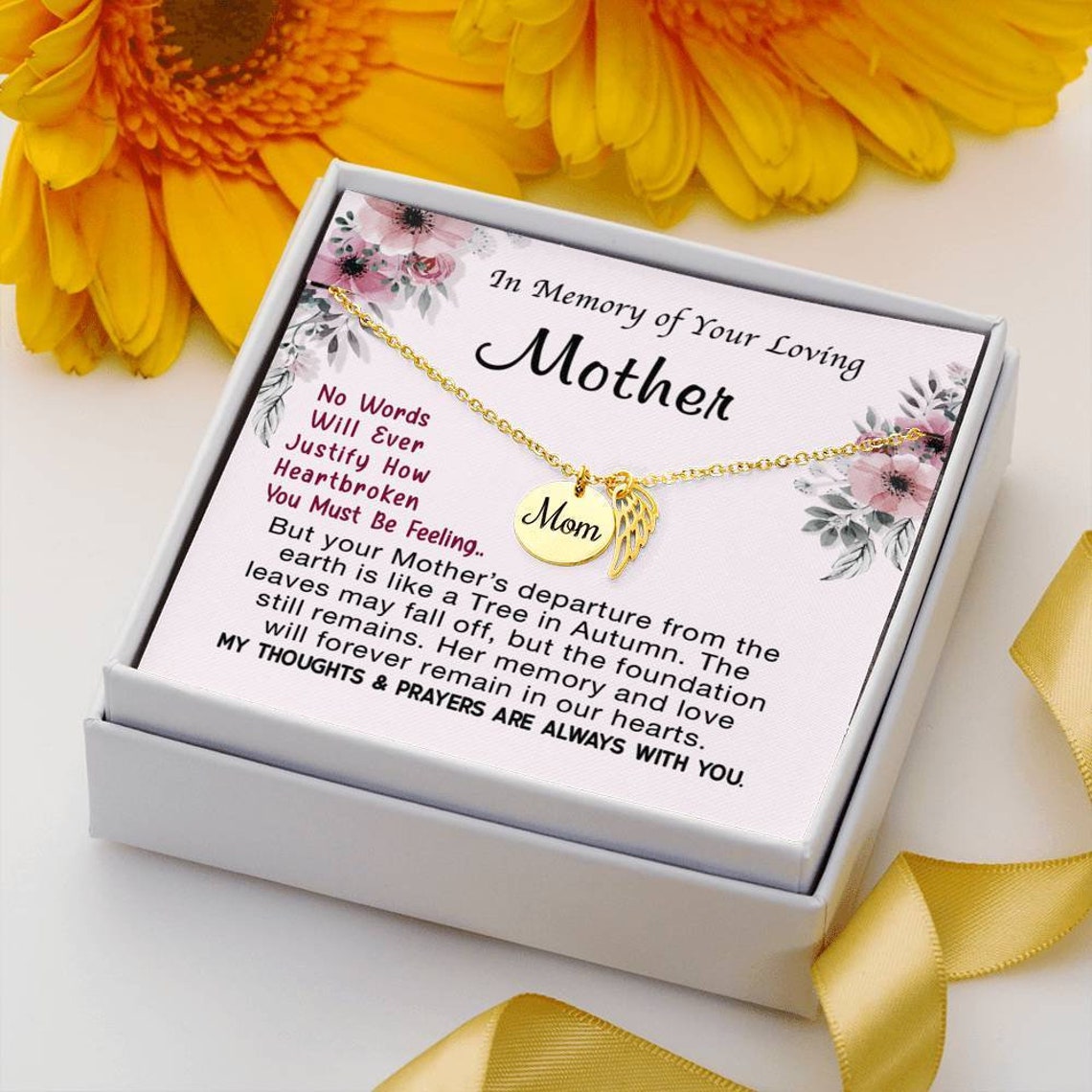 Gift for Lost Loved One Best Sympathy Gift MomSorry for Your Etsy