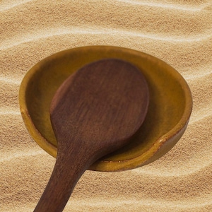 Ceramic Spoon Rest- Redwood