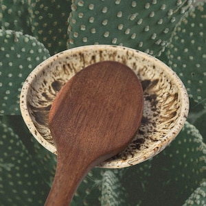 Ceramic Spoon Rest- Cowhide