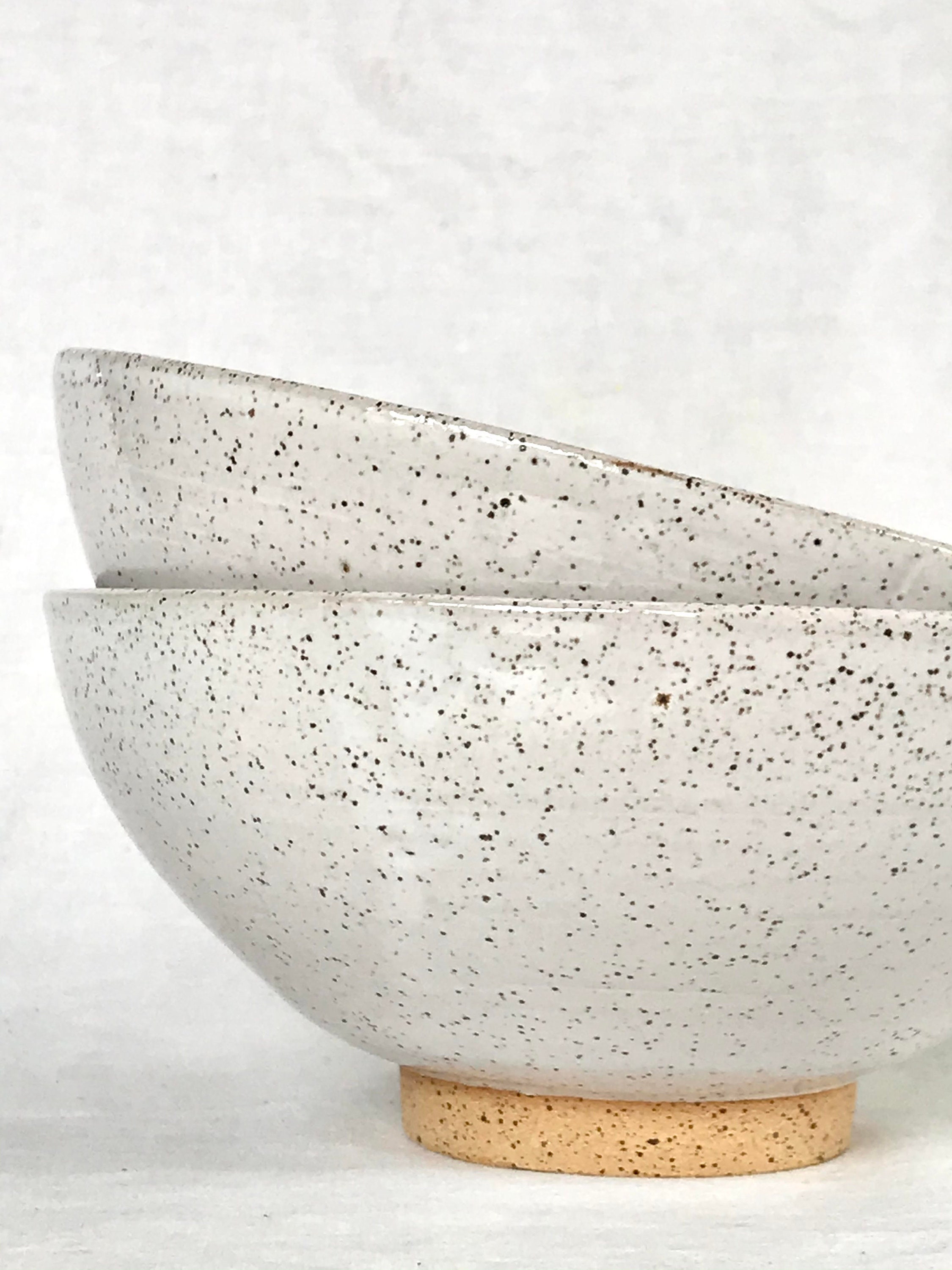 Speckled White Dinnerware Set Etsy