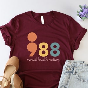 Mental Health Matters Shirt, Tomorrow Needs You Shirt, Suicide Awareness Shirt, Motivational Gift, Semicolon Shirt, 988 Shirt, Self Love Tee