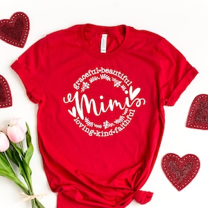 Mimi shirt, Mother&#39;s day shirt, Gift for grandma, Grandparent shirt, Gift for mom, mimi gift, graceful, kind, beautiful, faithful shirt