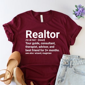 Realtor definition shirt, Funny Real Estate Shirt, Realtor Shirt, Real Estate shirt, Gift for Realtor, Real Estate Agent Gift, Realtor gift