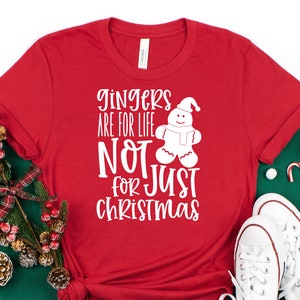 Gingers for life Shirt..., Matching Christmas Shirts, Family Christmas Shirts, Baking Crew Shirt, Christmas Cookies, Cookie Baking Shirts