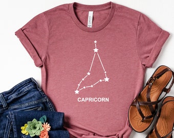 Capricorn Shirt, Capricorn Birth Sign, Zodiac Sign, Zodiac Sign Birthday Gift, Capricorn Shirts for Women, Zodiac Shirts, Zodiac T-Shirts