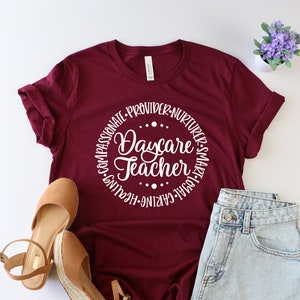 Daycare teacher, daycare provider, daycare shirt, teacher shirt, teacher appreciation, teaching shirt, daycare teacher gift, teacher gifts