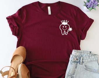 Tooth fairy shirt, Tooth shirt, Dentist Shirt, Dentist graduation, Dental assistant shirt, orthodontist shirt, rdh shirt,dental school shirt