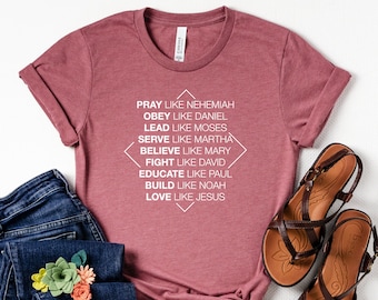 Pray like nehemiah Shirt, Jesus Shirt, Christian Shirt, Faith Shirt, Religious Shirt, Church shirt, Christian serving shirt, Bible verse tee