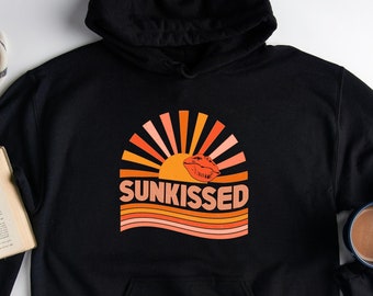 Sunkissed Hoodie, Summer Hoodie, Vintage Hoodie, Hoodie For Summer, Vacation Gifts, Retro Summer Hoodie, Sunrise Hoodie, Vintage Hoodie, Mom