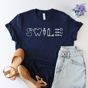 Smile Dental Shirt, Dentist Shirt, Dentist graduation, gifts for dentist, orthodontist shirt, pediatric dentist, dental school shirt, dental