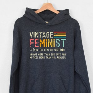 Vintage Feminist Hoodie, Feminist Definition Hoodie, Women’s Rights Hoodie, Strong Women Hoodie, Hoodie For Activist Girl, Equality Hoodie