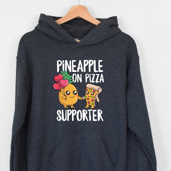 Pineapple On Pizza Supporter Hoodie, Pineapple Pizza Lover Hoodie, Pizza Party Hoodie, Pineapple And Pizza Slice Hoodie, Funny Pizza Hoodie
