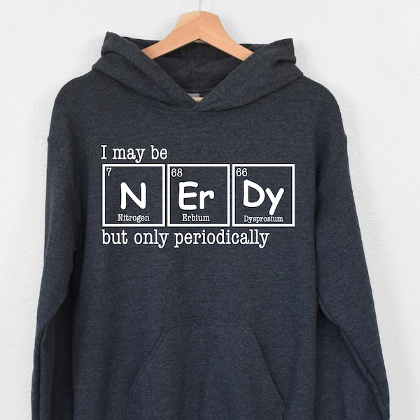 Nerdy Hoodie Etsy