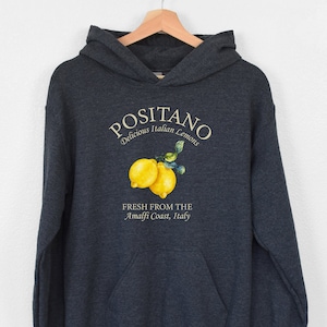 Positano Hoodie, Amalfi Coast Hoodie, Italy Traveler Hoodie, Funny Lemon Hoodie, Italian Summer Hoodie, Capri Hoodie, Italian Islands Hoodie