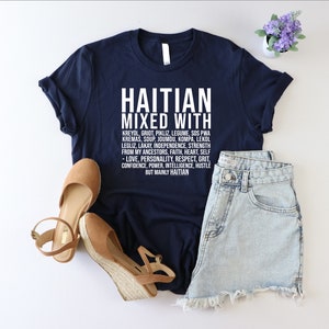 Haitian Definition Shirt, Caribbean African Culture Shirt, Mainly Haitan Shirt, Gift For Haitian, Funny Haitian Mom Tshirt, Haitian Clothing