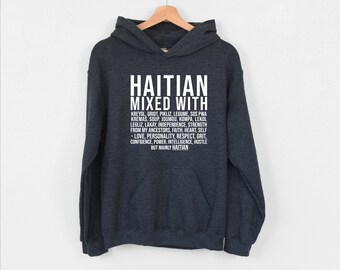 Haitian Definition Hoodie, Caribbean African Culture Hoodie, Mainly Haitan Hoodie, Hoodie For Haitian, Haitian Mom Hoodie, Haitian Clothing