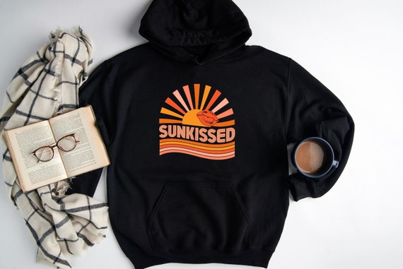 Sunkissed Hoodie, Summer Hoodie, Vintage Hoodie, Hoodie For Summer, Vacation Gifts, Retro Summer Hoodie, Sunrise Hoodie, Vintage Hoodie, Mom