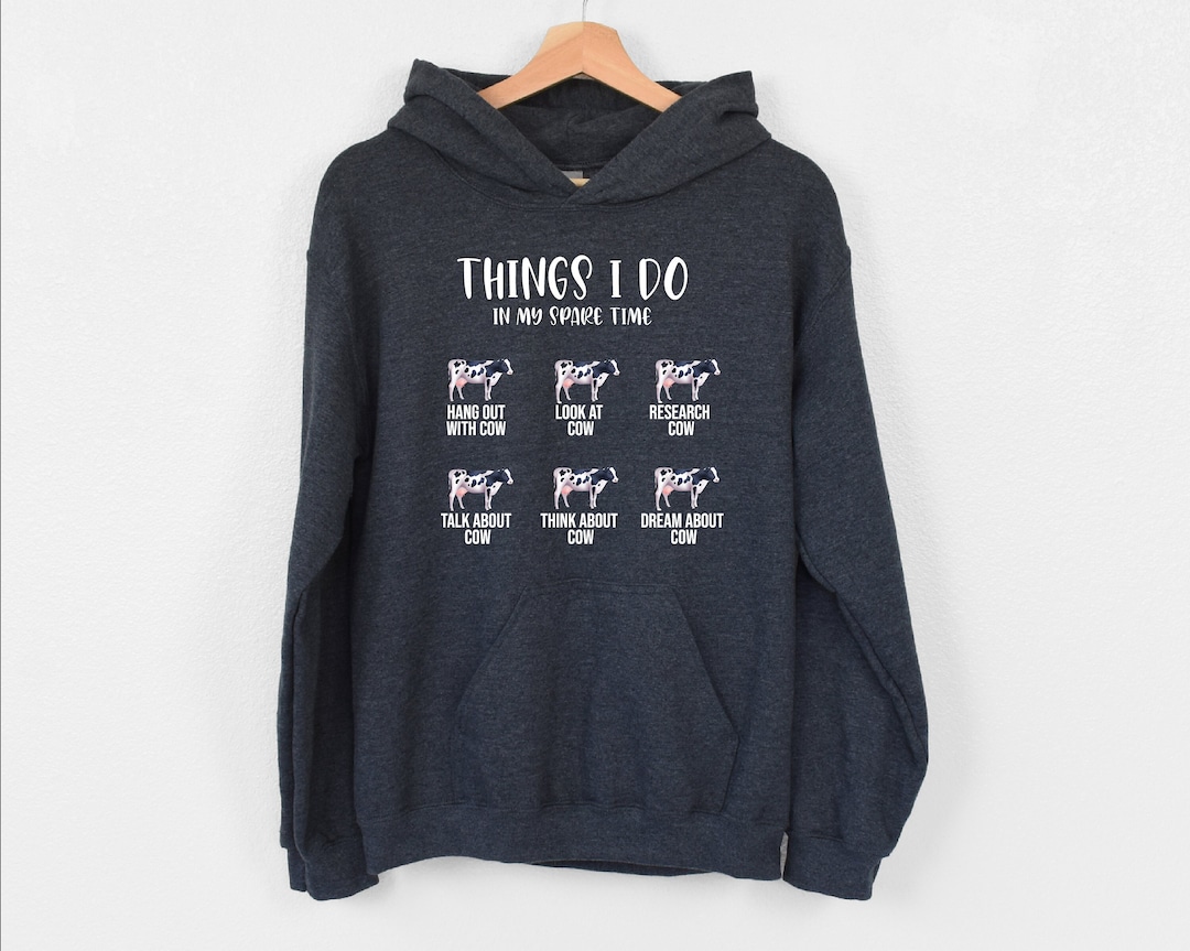 Cow Hoodie, Country Farm Hoodie, Cow Lover Hoodie, Cow Girl Hoodie