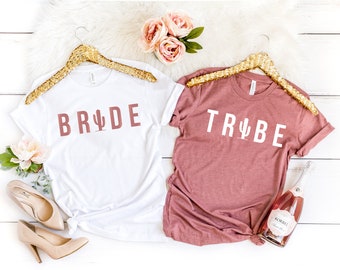 Bride Tribe Cactus Bachelorette, Bachelorette Party Shirts, Arizona Bride Tribe Cactus Shirt, Flowy Shirts, Arizona Bachelorette party shirt