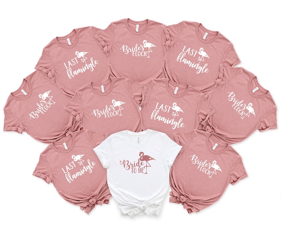 Flamingo Bachelorette Party Shirts - Flamingle With Us Flamingo Bachelorette Party Shirts - Flamingle With Us
