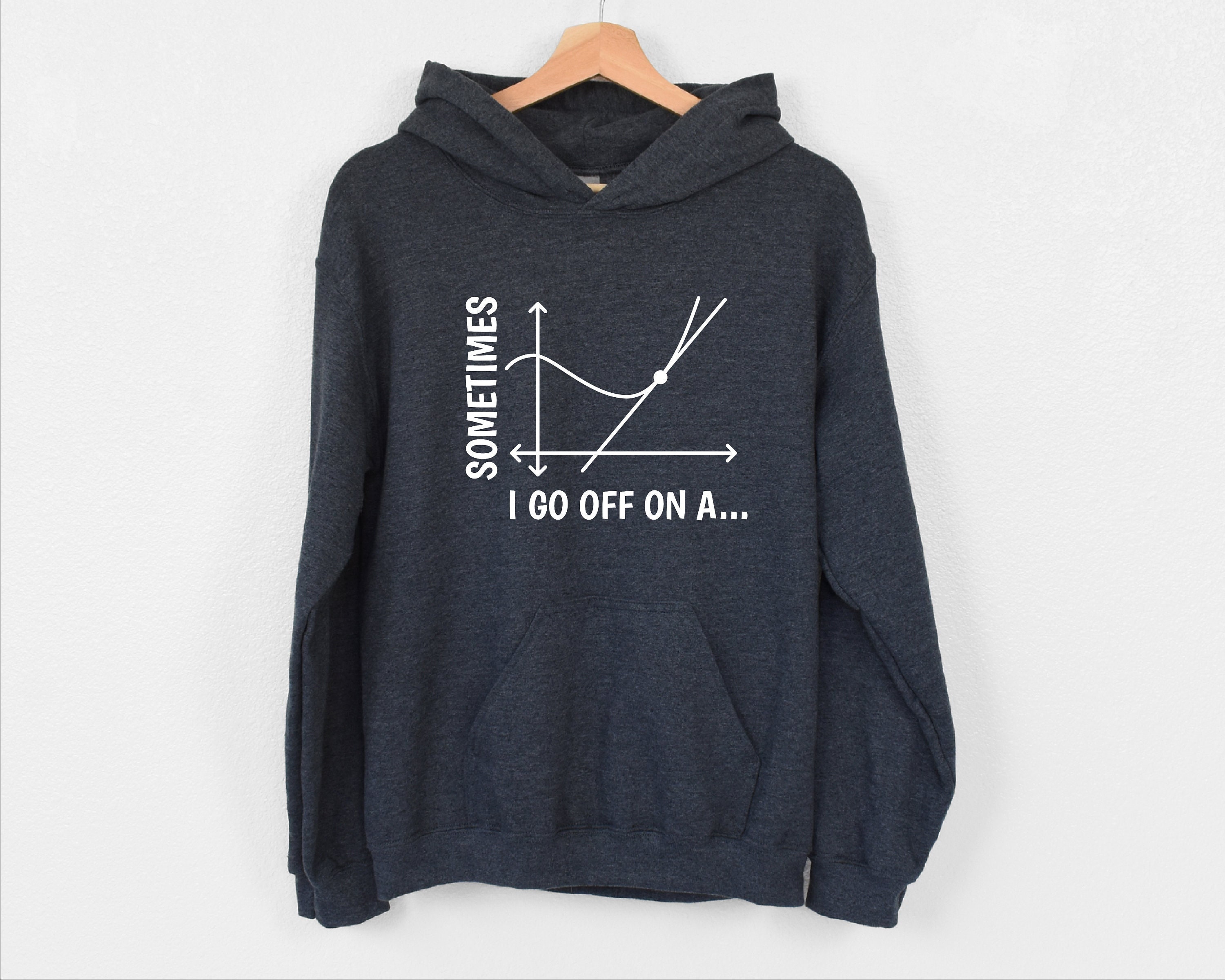 Sometimes I Go Off On A Tangent Hoodie, Funny Math Teacher Hoodie, Algebra Hoodie, Teacher Pun Hoodie, Math Lover Hoodie, School Life Hoodie