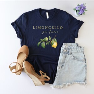 Camiseta Limoncello, Camiseta Capri Italia, Camiseta Jersey, Camiseta Costa Amalfitana, Camiseta Limón, Camiseta Positano, Camiseta Per Favore, Camiseta Limones Italianos imagen 2