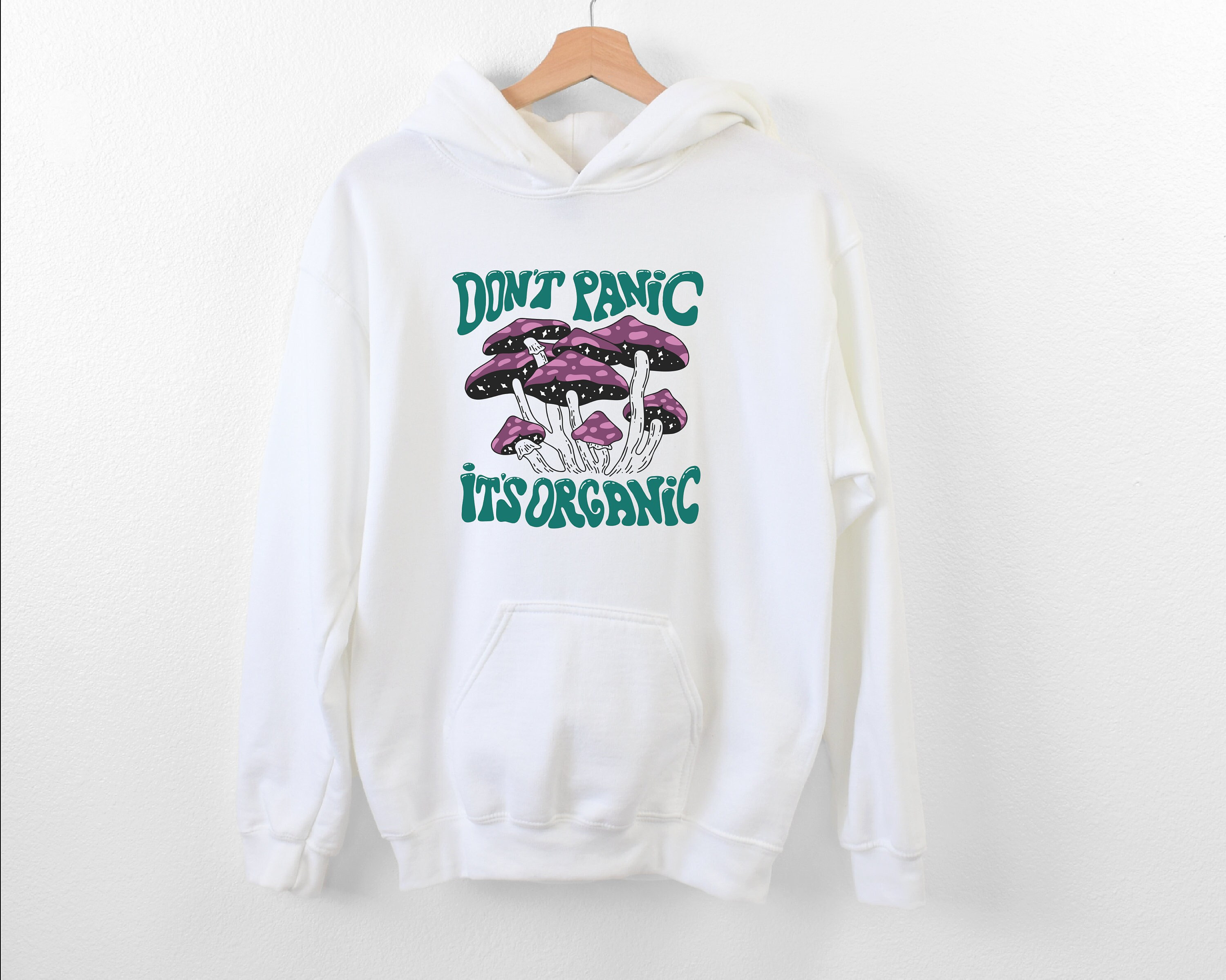 Don't Panic It's Organic - Unisex Crewneck Sweatshirt - PIGMENT