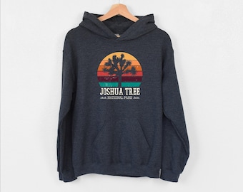 Joshua Tree National Park Hoodie, Vintage Joshua Tree Hoodie, Camping Hoodie, Hiking Hoodie,Travel Hoodie, Outdoor Hoodie, Desert Vibes Gift