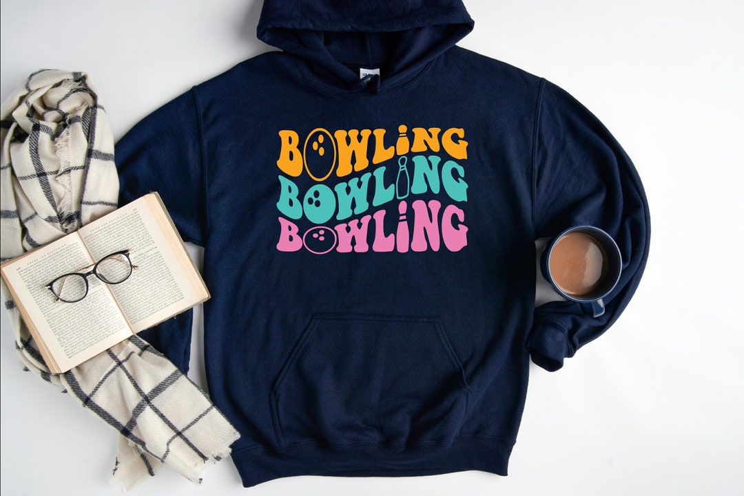 Bowling Pattern Print Hooded Blanket