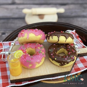 Donut Clay Earrings