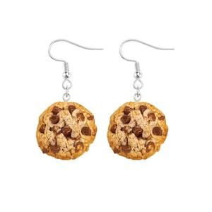 Chocolate Chip Cookie Dangle Earrings