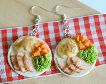 Turkey Plate Earrings