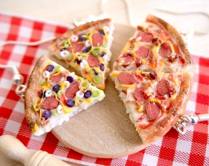 Pizza Slice Earrings