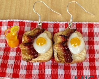 Breakfast Toast Earrings