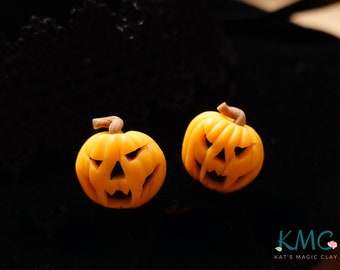 Jack-o-Lantern Halloween Stud earrings