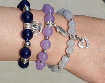 Hand Beaded Charm Bracelet / Accessory