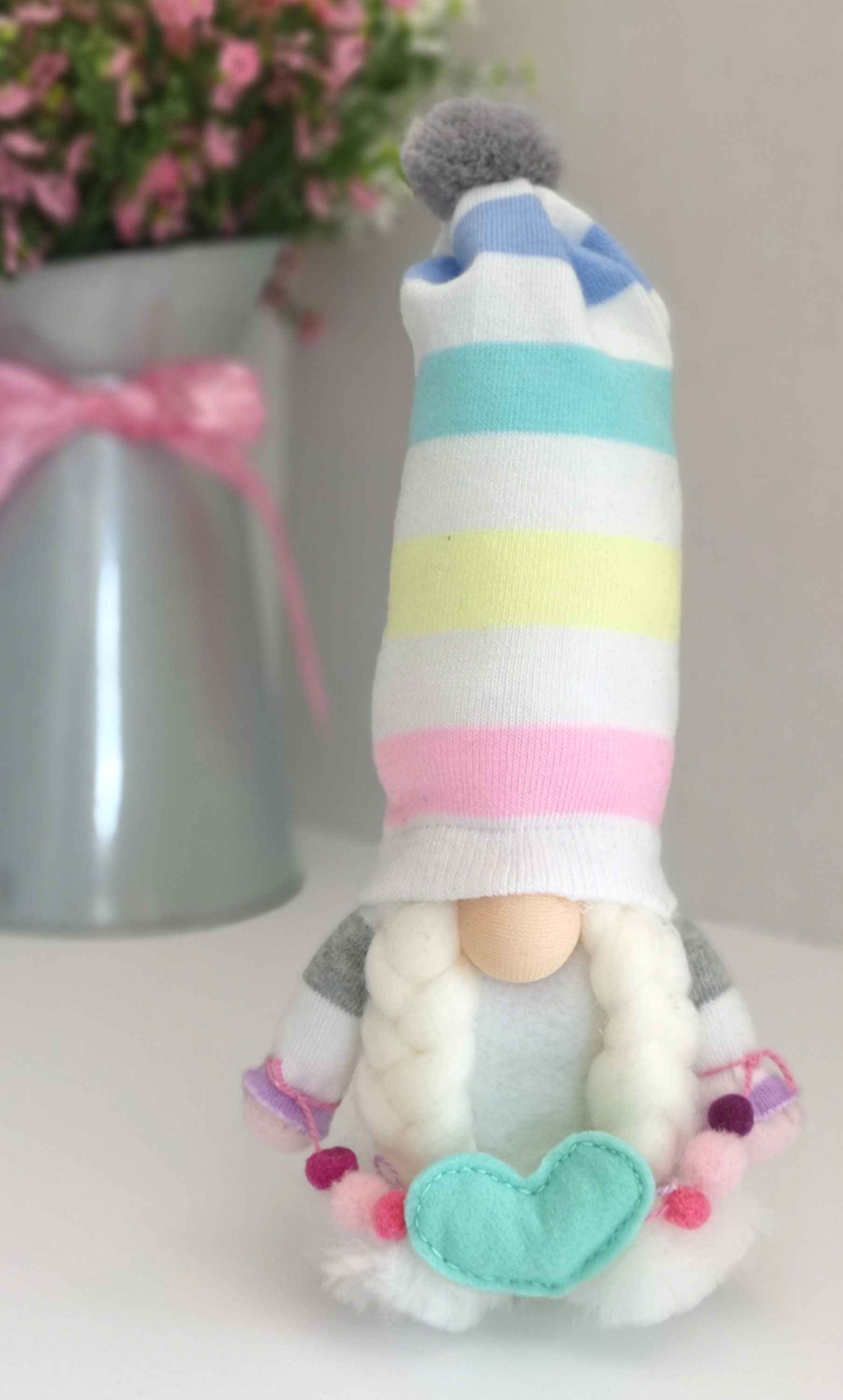 Gnomes/Set of two gnomes/Pastel color gnomes/ Twins gnome Etsy