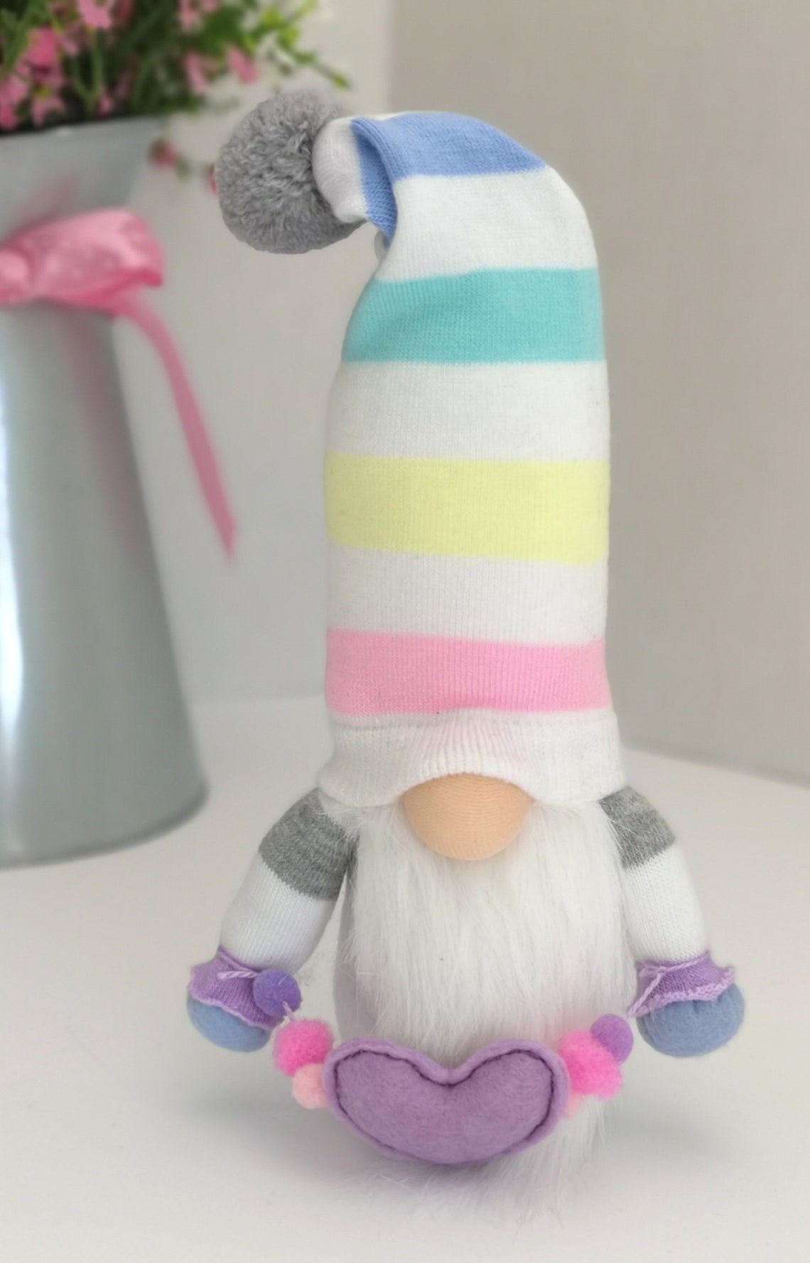 Gnomes/Set of two gnomes/Pastel color gnomes/ Twins gnome Etsy