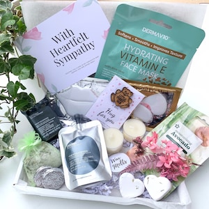 Bereavement Thinking Of You Care Package, Sorry For Your Loss Condolence Gift Box, Deepest Sympathy Self Care Gift, Hug In A Box
