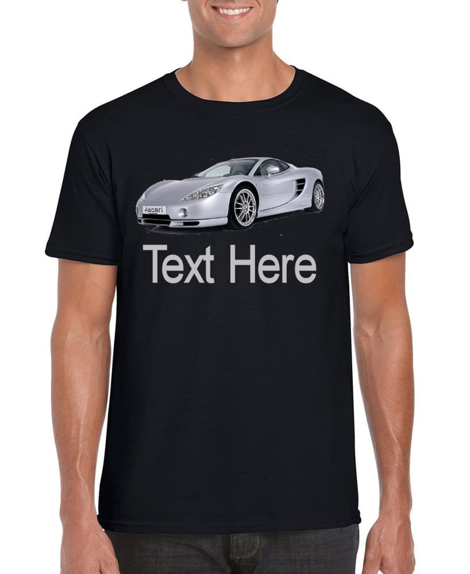Sports car T Shirt Personalised Sports car print Gifts for | Etsy