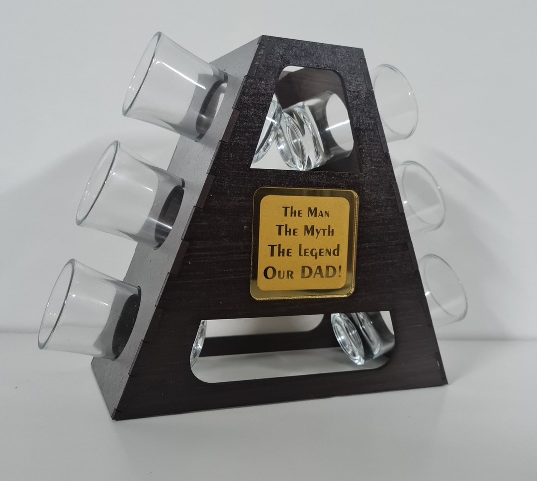 Father's Day Shot Glass Stand for Dad Etsy