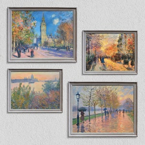 Set mit 20 digitalen Downloads, The Beauty of London England, Ölgemälde, Wandkunst-Digitaldrucke, Landschaft, Tableau Bild 3