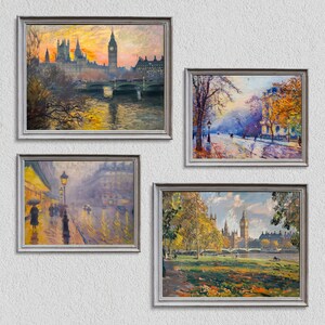 Set mit 20 digitalen Downloads, The Beauty of London England, Ölgemälde, Wandkunst-Digitaldrucke, Landschaft, Tableau Bild 2